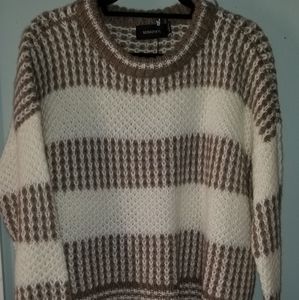 MINKPINK new brown and cream sweater